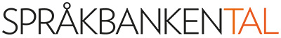 Logotyp för Språkbanken Tal